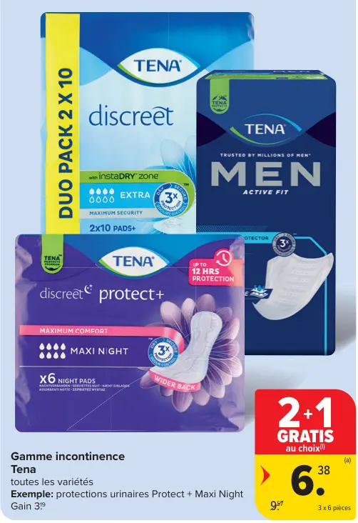 Offre: Gamme incontinence Tena
