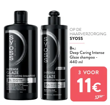 Promotie: Deep Caring Intense Glaze shampoo