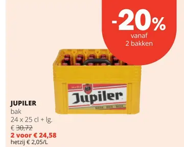 Aanbieding: JUPILER bak