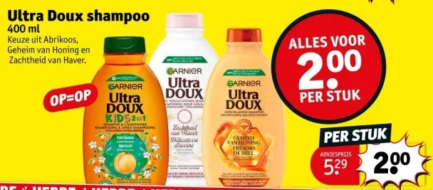 Aanbieding: Ultra Doux shampoo