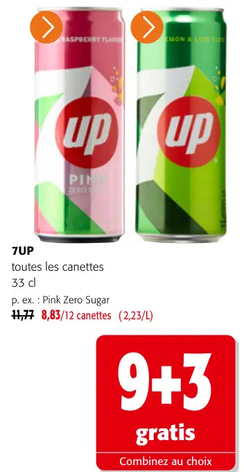 Offre: Toutes les canettes