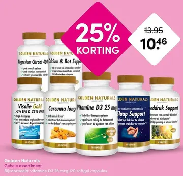 Aanbieding: Golden Naturals Gehele assortiment