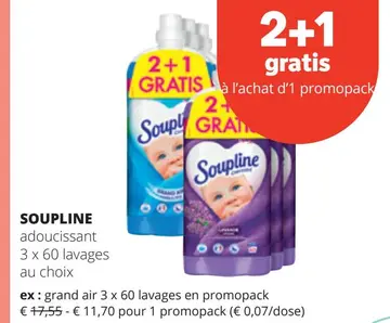Offre: SOUPLINE adoucissant