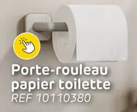 Offre: Porte-rouleau papier toilette tiger tado sans rabat en forme de l gris clair/ aspect béton