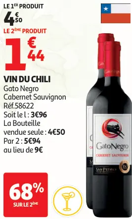 Offre: Gato Negro Vin du Chili