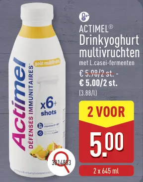 Promotie: Drinkyoghurt multivruchten
