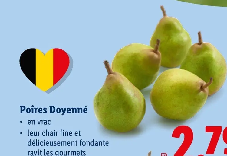 Offre: Poires Doyenné