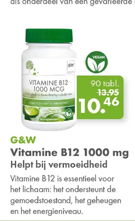 Aanbieding: Vitamine B12 1000 mg