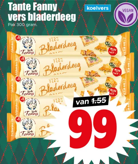 Aanbieding: vers bladerdeeg