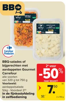 Aanbieding: BBQ-salades of bijgerechten met aardappelen G