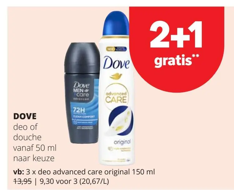 Promotie: Deo of douche