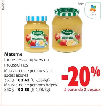 Offre: Materne 