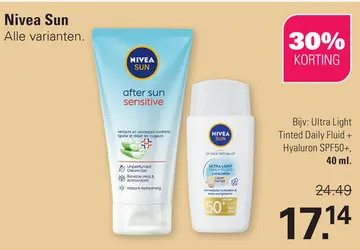 Aanbieding: Nivea Sun Alle varianten