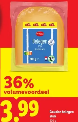 Aanbieding: Goudse belegen stuk