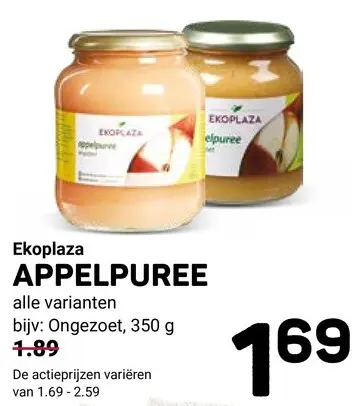 Aanbieding: Appelpuree