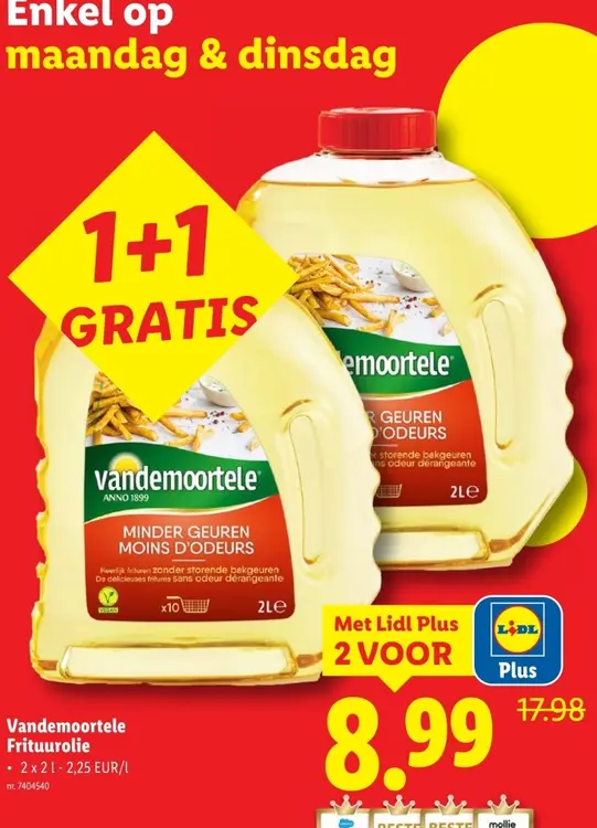 Promotie: Frituurolie