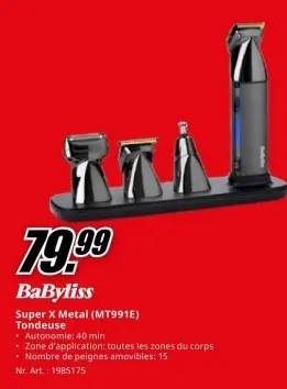 Offre: Super X Metal (MT991E) Tondeuse