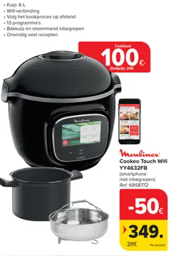 Aanbieding: Cookeo Touch Wifi YY4632FB
