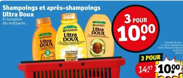 Offre: Shampoings et après-shampoings Ultra Doux