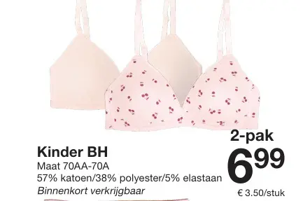 Promotie: Kinder BH