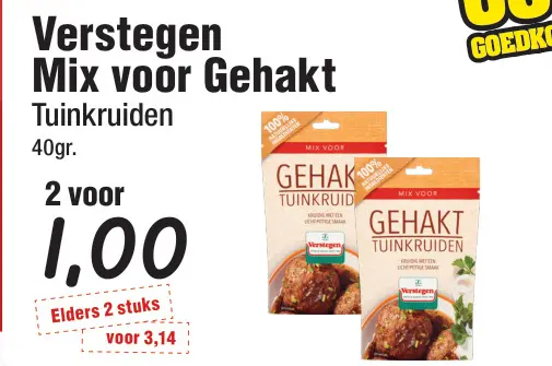 Aanbieding: Mix voor Gehakt Tuinkruiden