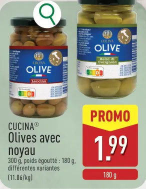 Offre: Olives avec noyau