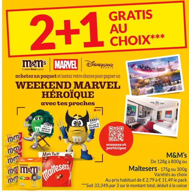 Offre: M&M's ou Maltesers