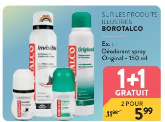 Offre: Déodorant spray Original