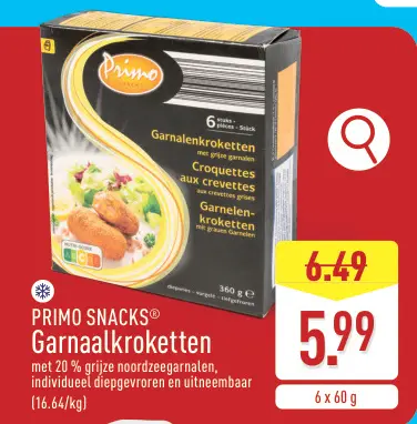 Aanbieding: Garnaalkroketten