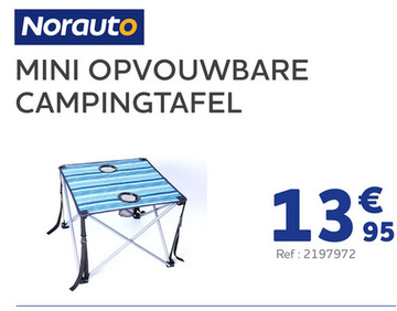 Aanbieding: Norauto mini opvouwbare campingtafel