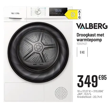Promotie: Droogkast met warmtepomp