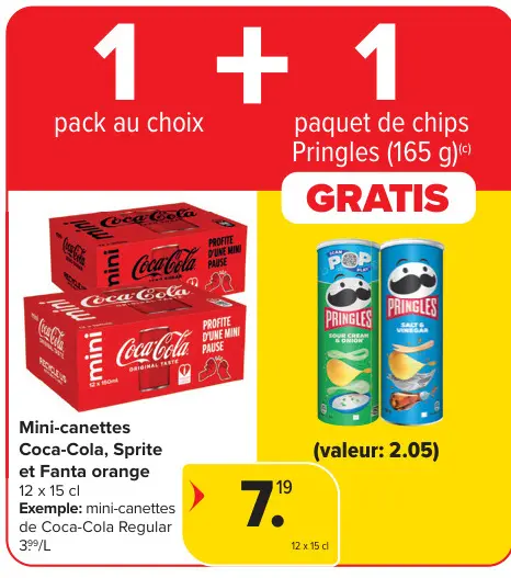 Offre: Mini-canettes