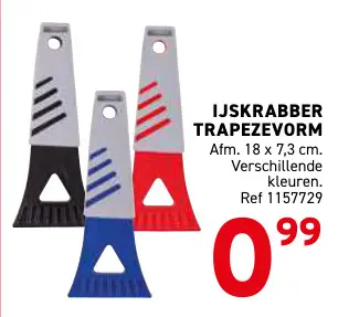 Promotie: Ijskrabber trapezevorm