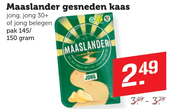 Aanbieding: gesneden kaas