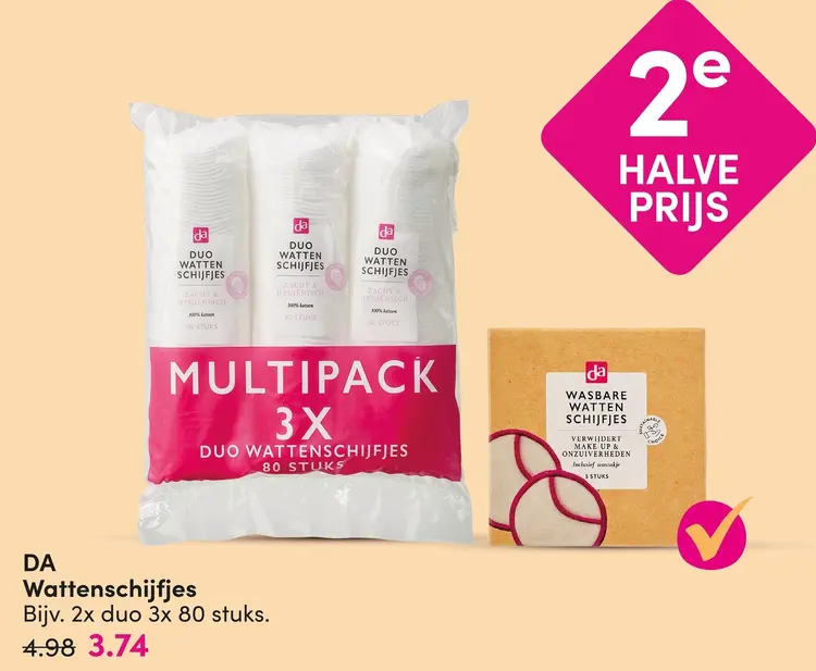 Aanbieding: Wattenschijfjes