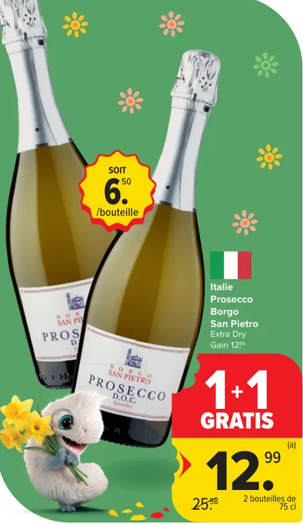 Offre: Prosecco Borgo San Pietro Extra Dry