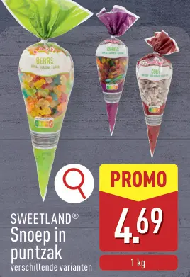 Promotie: Snoep in puntzak