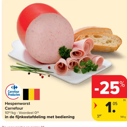 Promotie: Hespenworst