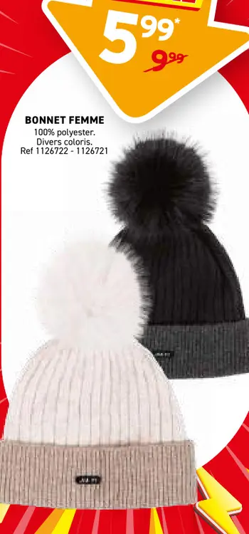 Offre: Bonnet femme