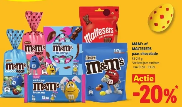 Aanbieding: Paas chocolade