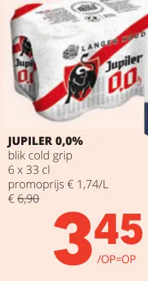 Aanbieding: Jupiler 0,0%