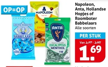 Aanbieding: Napoleon, Anta, Hollandse Hopjes of Roomboter Babbelaars