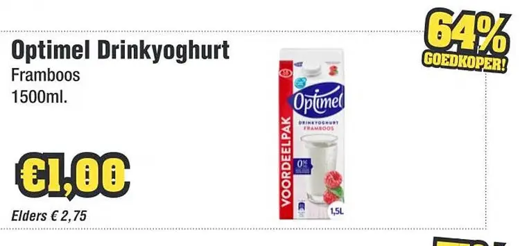 Aanbieding: Optimel Drinkyoghurt