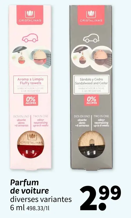 Offre: Parfum de voiture