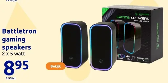 Aanbieding: Battletron gaming speakers