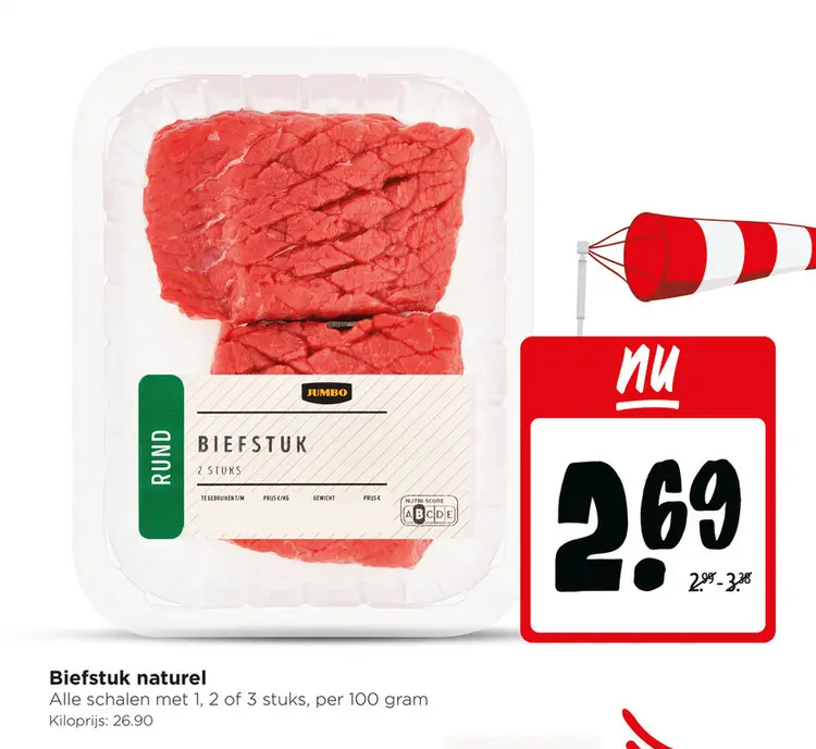 Aanbieding: Biefstuk naturel