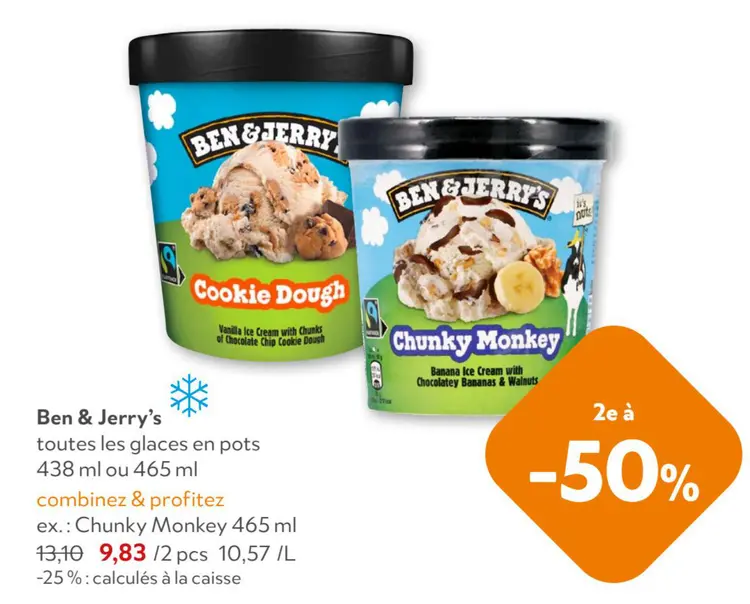Offre: Ben & Jerry's Ice Cream