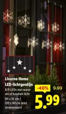 Aanbieding: LED-lichtgordijn