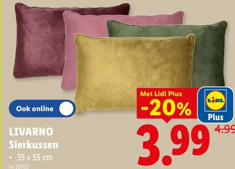 Promotie: Sierkussen