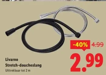 Aanbieding: Stretch-doucheslang